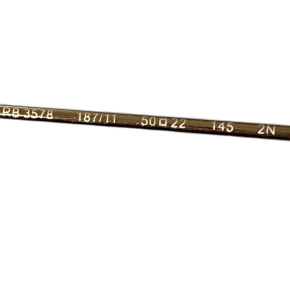 Authentic Ray-Ban round glasses style rb3578 (10448)